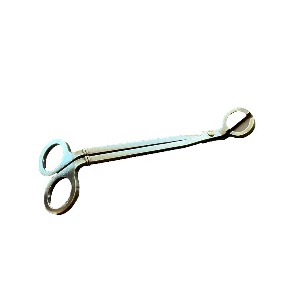 4PSC/Set Stainless Steel Candle Wick Trimmer Scissors Cutter Snuffers Tray